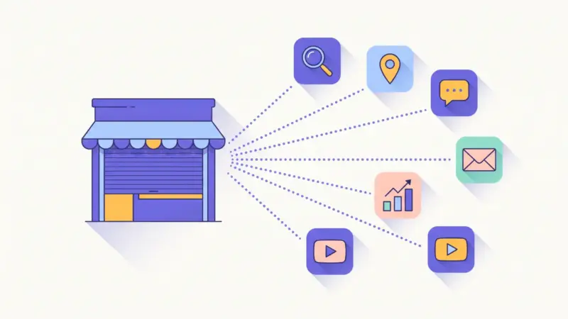 Digital marketing channels for a small business in India